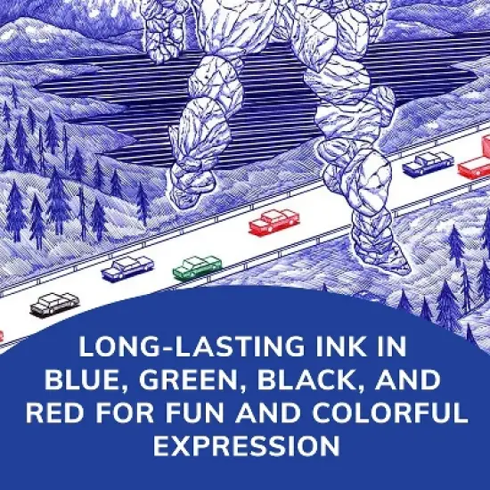 BIC 4-Color Retractable Ballpoint Pen Medium Point 24623 image {6}