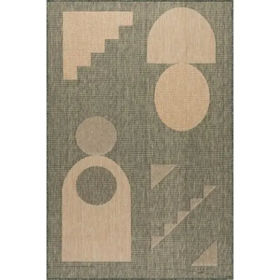 Nuloom Anslie Geometric Indoor/Outdoor Area Rug image {9}