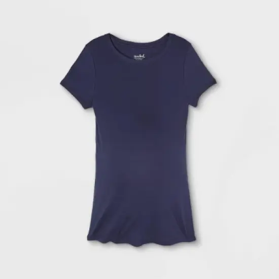 Short Sleeve Non-Shirred Maternity T-Shirt - Isabel Maternity by Ingrid & Isabel&trade; image {6}