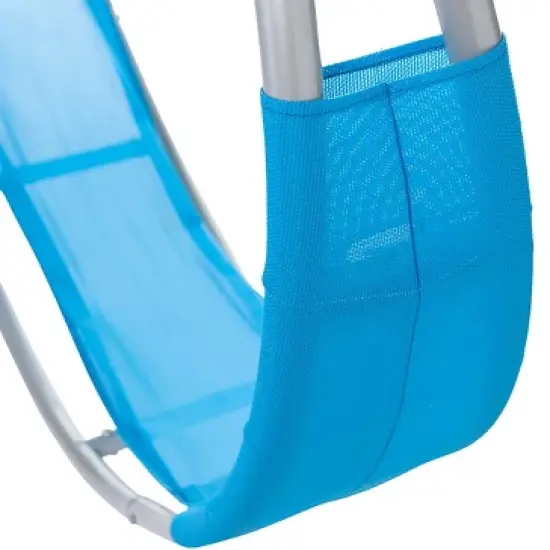 HearthSong 40-Inch Steel-Frame Aerial Hoop Spinning Round Swing with Suspended Fabric Seat image {8}