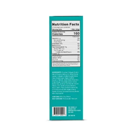 Built Bar Cookie Dough Chunk Puff Protein Bars - 15g Protein - 6.2oz/4ct image {1}