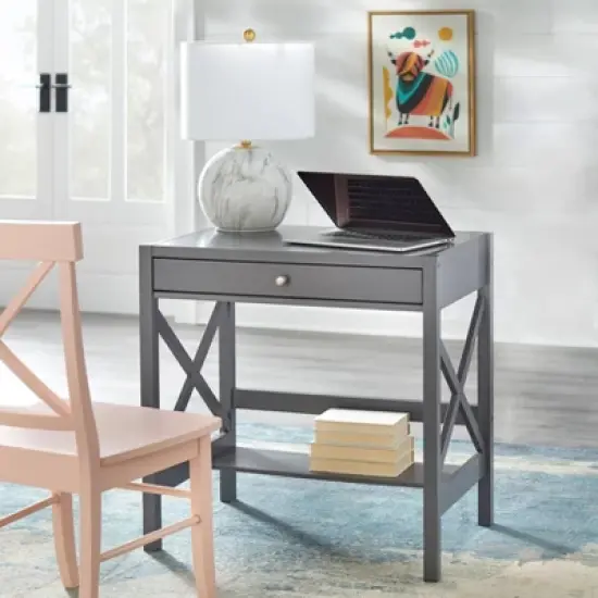 X-Desk Charcoal Gray - Buylateral image {1}
