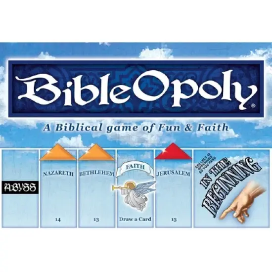 Late for the Sky: Bible-Opoly Monopoly Board Game image {2}