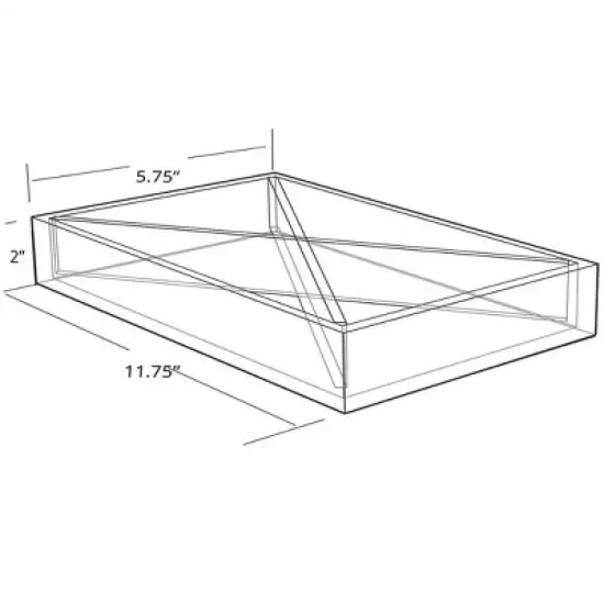 Azar Displays Large Tray Four Compartment Desk Organizer image {3}