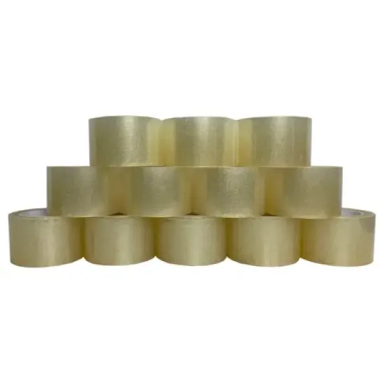Clear Acrylic Carton Sealing Tape 1.9 mil thick, 12 Rolls / Pack, 3" X 110 Yards image {2}