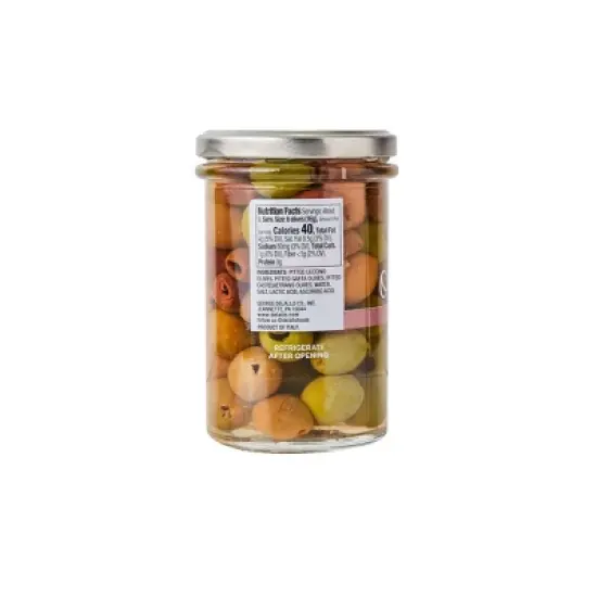 DeLallo Italian Pitted Olive Medley, 5.3 oz Jar, (3 Pack) image {5}