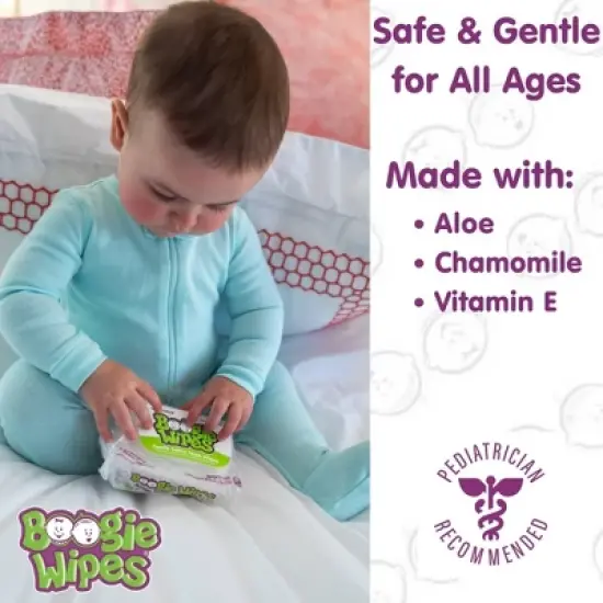 Boogie Wipes Saline Nose Wipes Unscented - 30ct image {2}