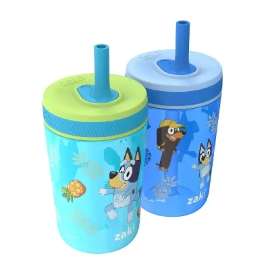 Zak Designs 2pk 15oz Bluey Kelso Tumbler Set image {2}