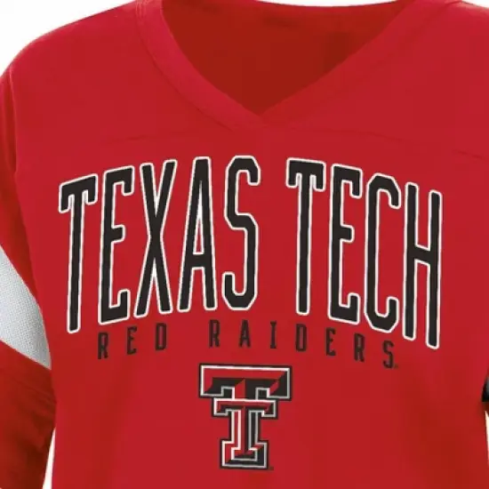 NCAA Texas Tech Red Raiders Women's Jersey T-Shirt image {2}