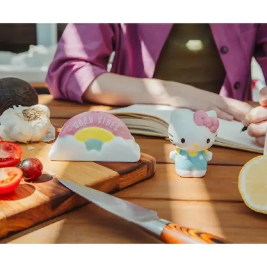 Silver Buffalo Sanrio Hello Kitty and Rainbow Ceramic Salt and Pepper Shaker Set image {7}