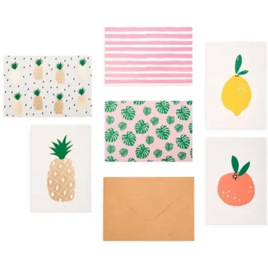 Outshine Co Blank Note Cards with Envelopes and Seals in Storage Box image {12}
