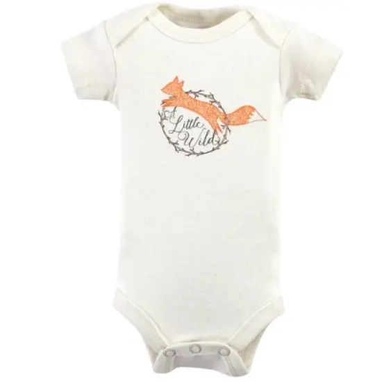 Touched by Nature Baby Boy Organic Cotton Preemie Layette 4pc Set, Fox, Preemie image {3}