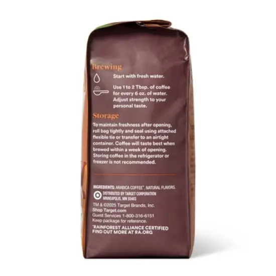 Naturally Flavored Toasted Hazelnut Light Roast Ground Coffee - 12oz - Good & Gather&trade; image {1}