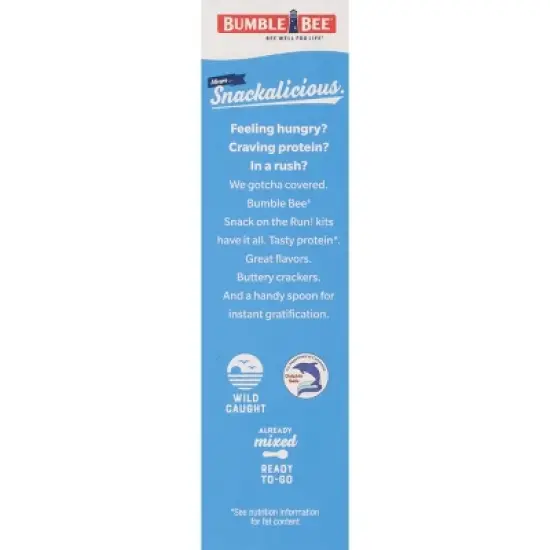 Bumble Bee Tuna Salad with Crackers Snack Kit Ranch- 3.5oz image {5}