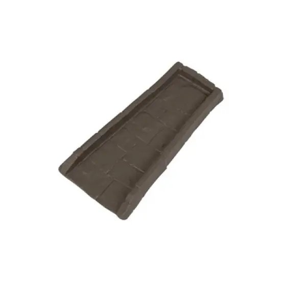 Suncast Outdoor Decorative Rain Gutter Downspout Splash Block, Java (8 Pack) image {1}