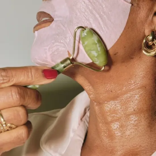 Beautimate Jade Roller and Gua Sha Set &ndash; Natural Facial Massage Tools for Lymphatic Drainage, Circulation, and Radiant Glow image {4}