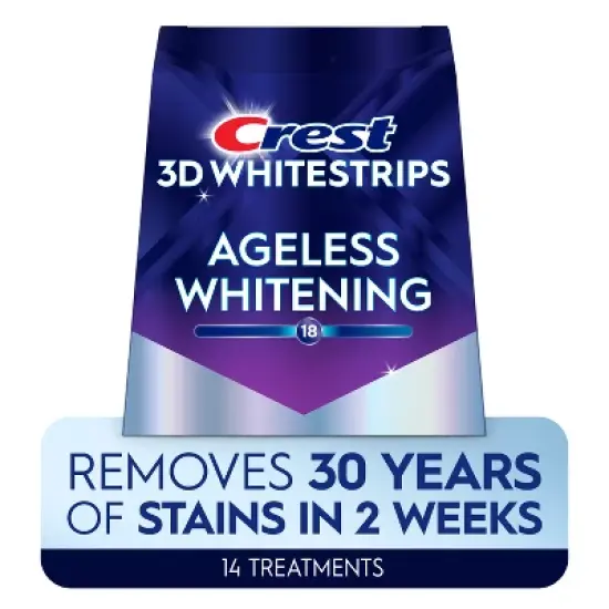 Crest 3D Whitestrips Ageless Whitening Whitening Kit - 14ct image {10}