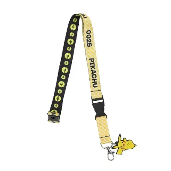 Pokemon Pikachu Yellow Kanto Region First Partner Lanyard image {4}
