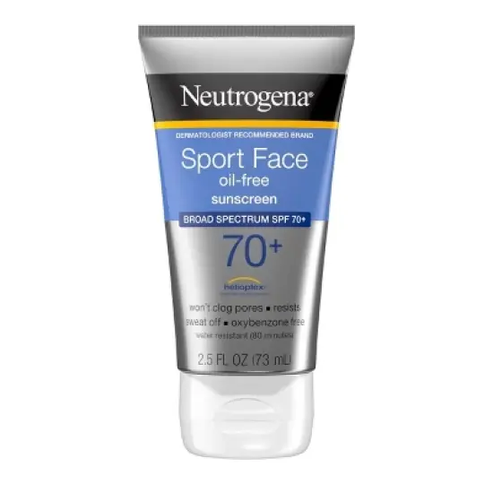 Neutrogena Ultimate Sport Sunscreen Face Lotion, SPF 70 - 2.5 fl oz image {8}