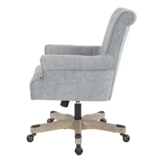 Megan Office Chair with Gray Wash Wood - OSP Home Furnishings image {2}