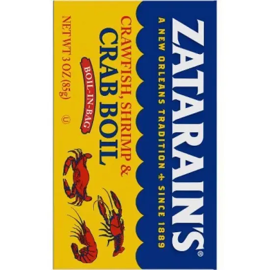 Zatarain's  Crawfish Shrimp and Crab Boil Seasoning - 3oz image {1}