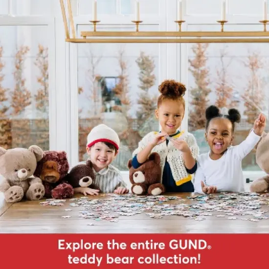 GUND Finley Teddy Bear, Premium Stuffed Animal for Ages 1 and Up, Chocolate Brown, 13&rdquo; image {6}