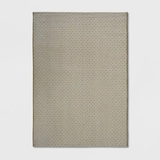 Geo Outdoor Rug Beige - Threshold image {5}