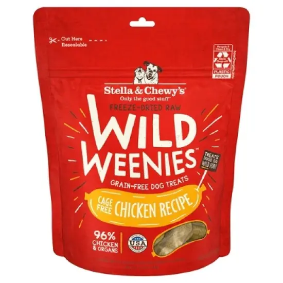 Stella & Chewy's Wild Weenies Chicken Flavor Chewy Dog Treats - 3.25oz image {5}