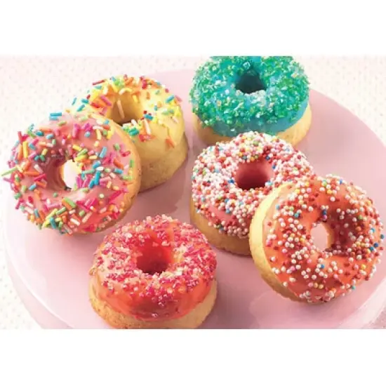 Silikomart Flexible Silicone Bakeware, Donut 0.7 Oz, 15 Cavities image {2}