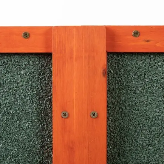 AZL1 Life Concept Pet Crates and Houses Outdoor Cat Cage with Weatherproof Roof and Adjustable Platforms for Safe Playtime, Orange, 70.9"*31.5"*31.5" image {2}