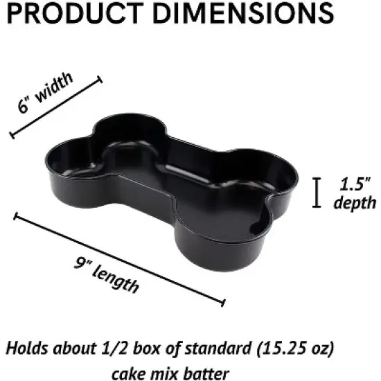 Midlee Nonstick Bone Shape Pan (Cake) image {6}