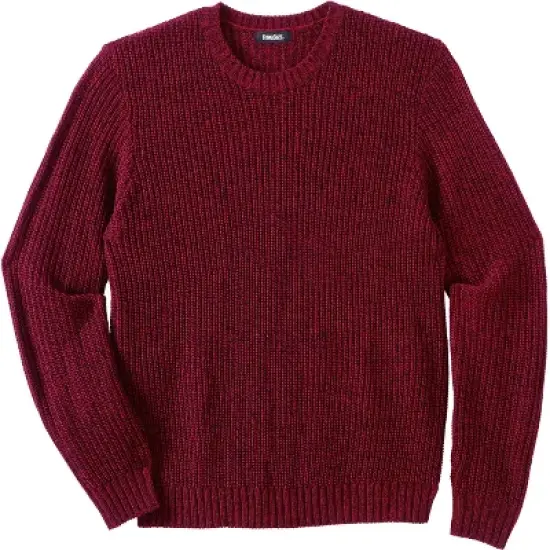 KingSize Men's Big & Tall Shaker Knit Crewneck Sweater image {6}