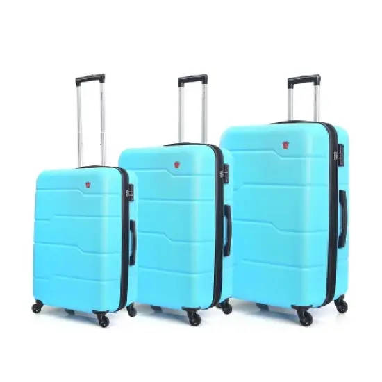 DUKAP Rodez Lightweight 3pc Hardside Luggage Set image {18}