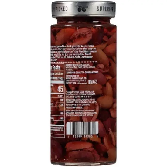 Pearls Specialties Sliced Kalamata Olives - 6.7oz image {1}