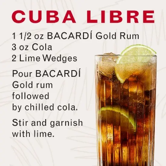 Bacardi Gold Rum - 750ml Bottle image {2}