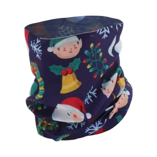 Unique Bargains Sunscreen Face Scarf Mask Deep Blue 1 Pc image {6}