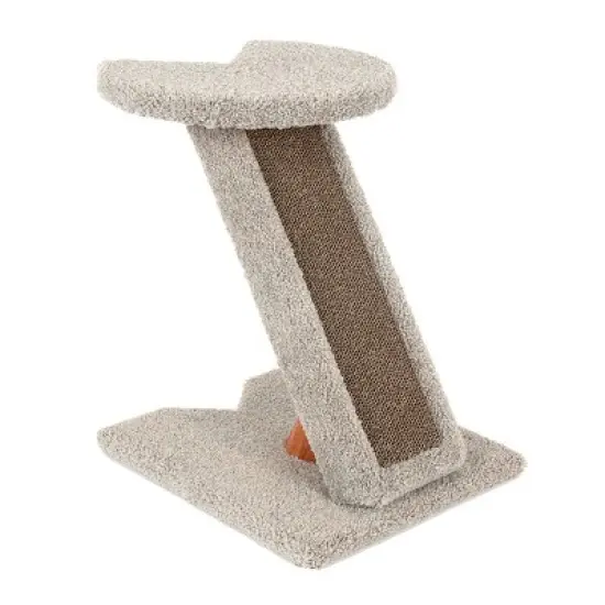 Ware Products Corner Scratch with Cardboard and Carpet for Cats, 20" Height image {1}