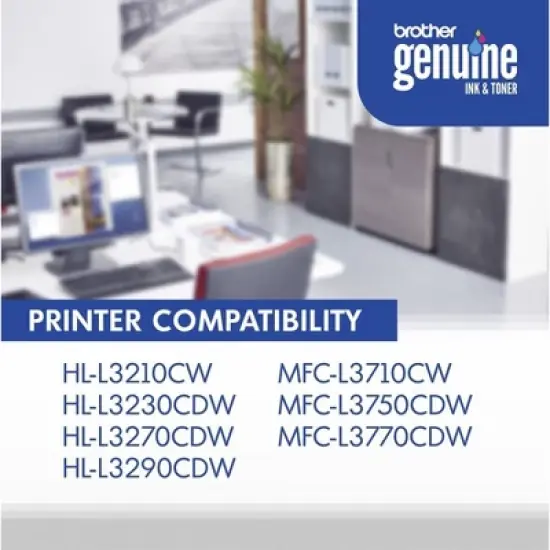 Brother TN223BK Black Toner Cartridge Standard Yield Toner image {3}