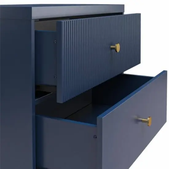 Elizabeth Nightstand Navy - CosmoLiving by Cosmopolitan image {6}