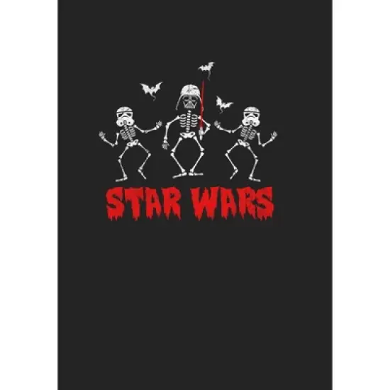 Girl's Star Wars Halloween Vader Skeletons T-Shirt image {1}