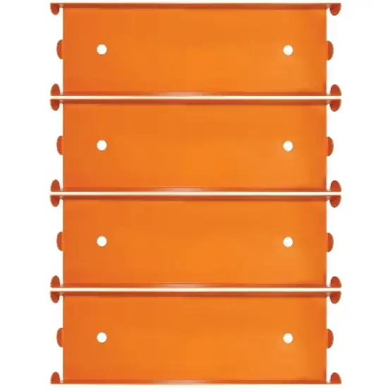 Nadex Coins&trade; Aluminum Coin Tray (Quarters) in Orange image {2}