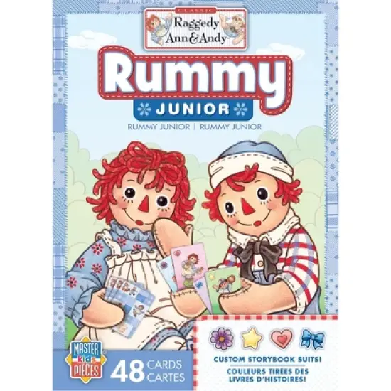MasterPieces Kids Games - Raggedy Ann and Andy - Rummy Junior Card Game image {1}
