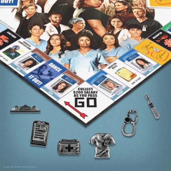 MONOPOLY: Grey's Anatomy - Strategy Board Game, Ages 8+, 2-6 Players image {3}