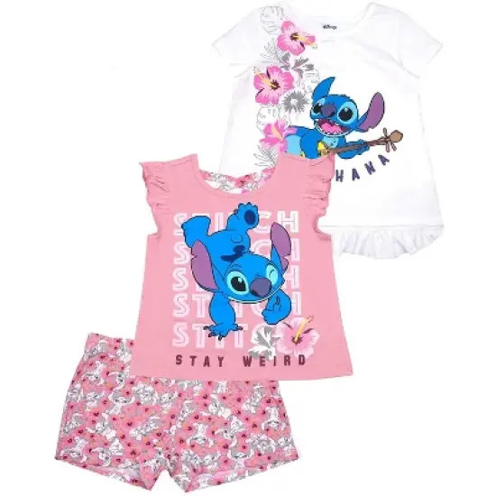 Disney Girl's 3-Pack Fancy Nancy Short Set with Tee, Tank Top and Print Shorts for Toddlers image {4}
