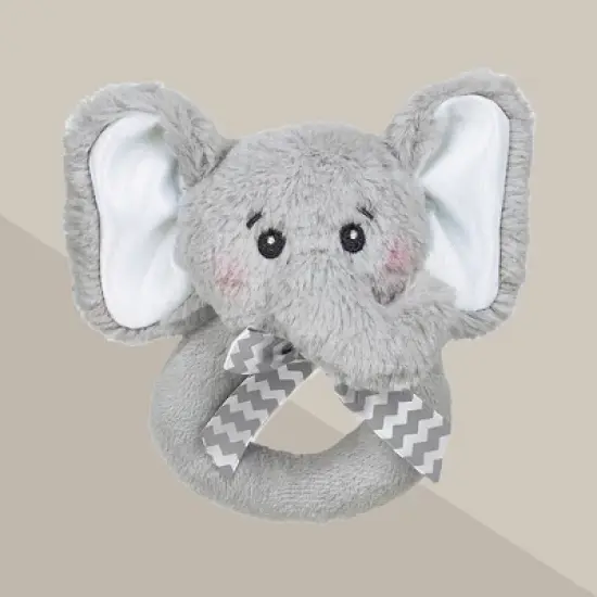 Bearington Baby Lil' Spout, 5.5 Inch Gray Elephant Plush Stuffed Animal, Baby Elephant Baby Stuff, For Ages 0-14 image {2}
