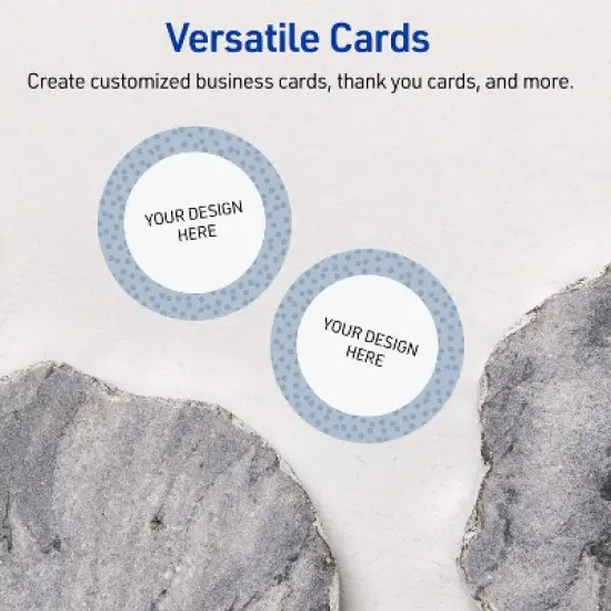 Avery Round Business Cards, Polka Dots Design, 2", 120ct image {5}