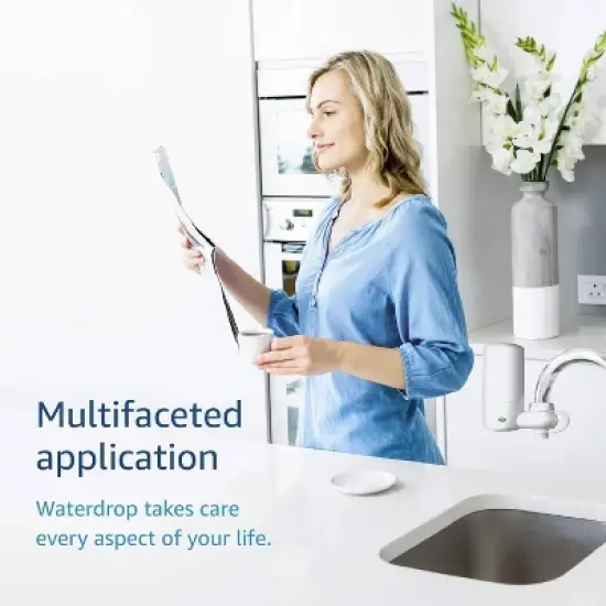 Waterdrop 4pk Replacement for Brita Faucet Filter image {8}