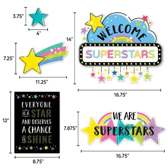 Creative Teaching Press&reg; Shine Bright Bulletin Board Set, 43 Pieces image {2}