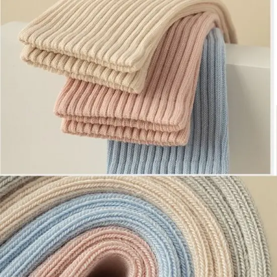 Anna-Kaci 4-Pack Women's Anti-Slip Yoga Socks with Grips Comfortable Ribbed Design for Exercise and Indoor Use image {5}