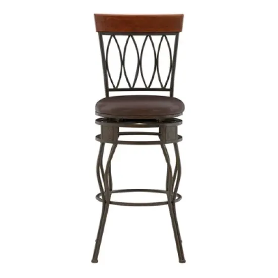 30" Flynn Barstool Bronze - Linon image {2}